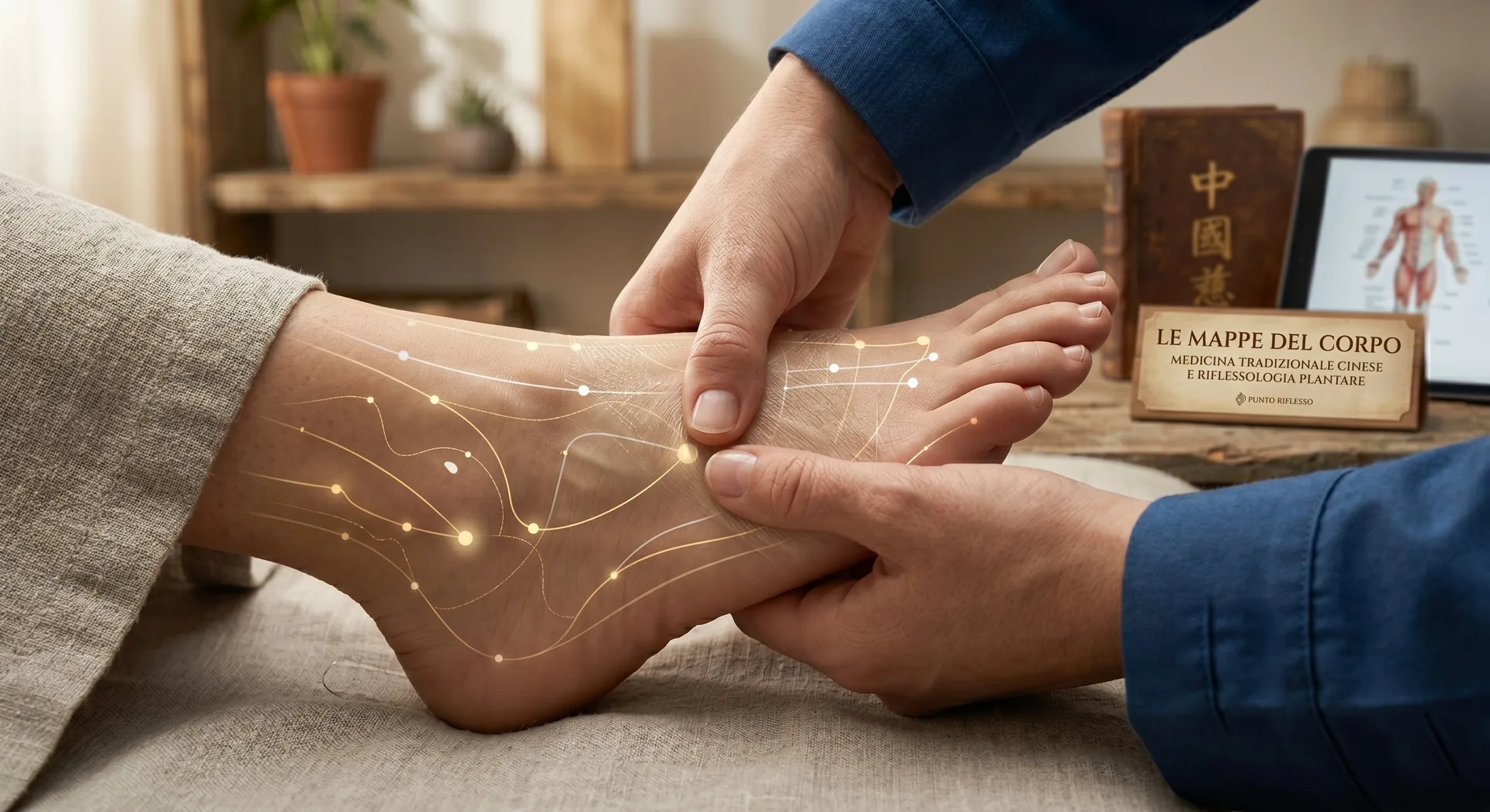 Le Mappe del Corpo: riflessologia plantare e Medicina Tradizionale Cinese